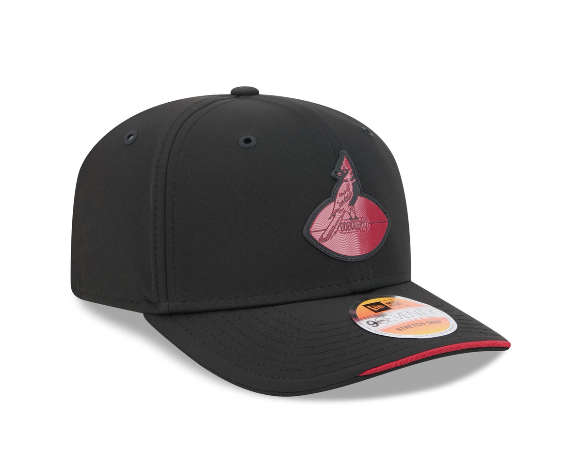 NFL Arizona Cardinals New Era 2026 Throwback Sideline 9SEVENTY Stretch-Snap Hat- Black