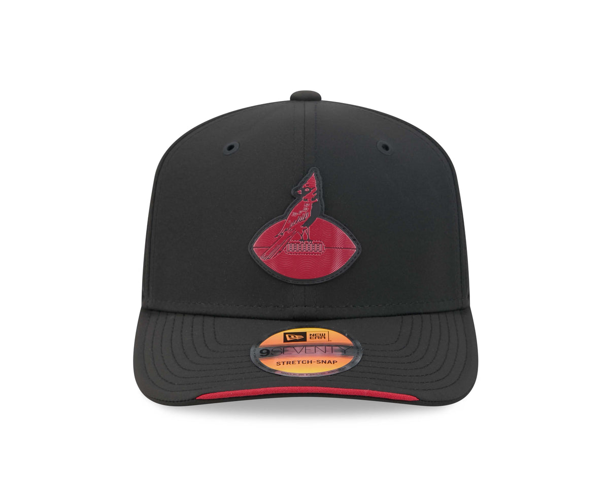NFL Arizona Cardinals New Era 2026 Throwback Sideline 9SEVENTY Stretch-Snap Hat- Black