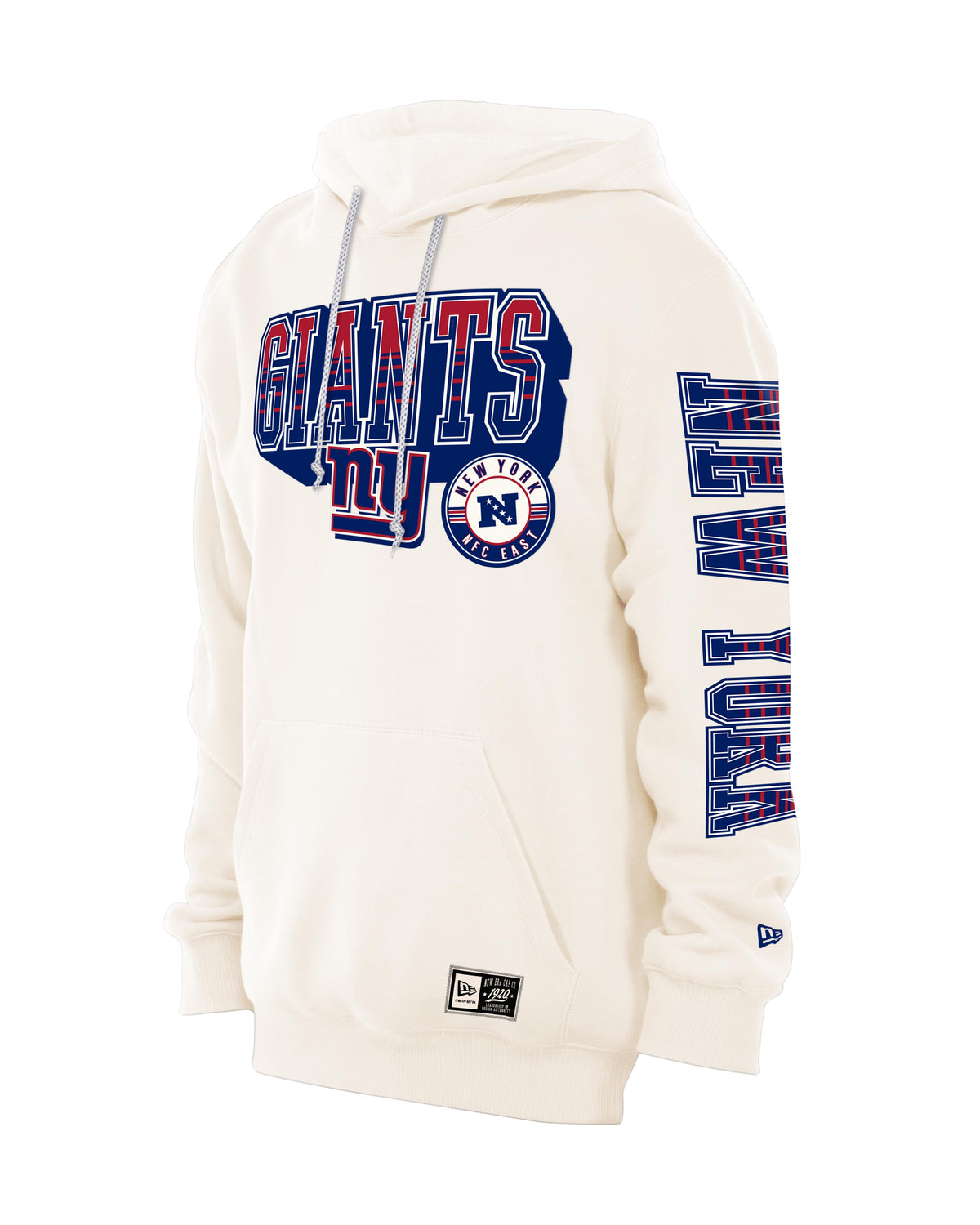 NFL New York Giants New Era Heavy Pullover Hoodie- Cream