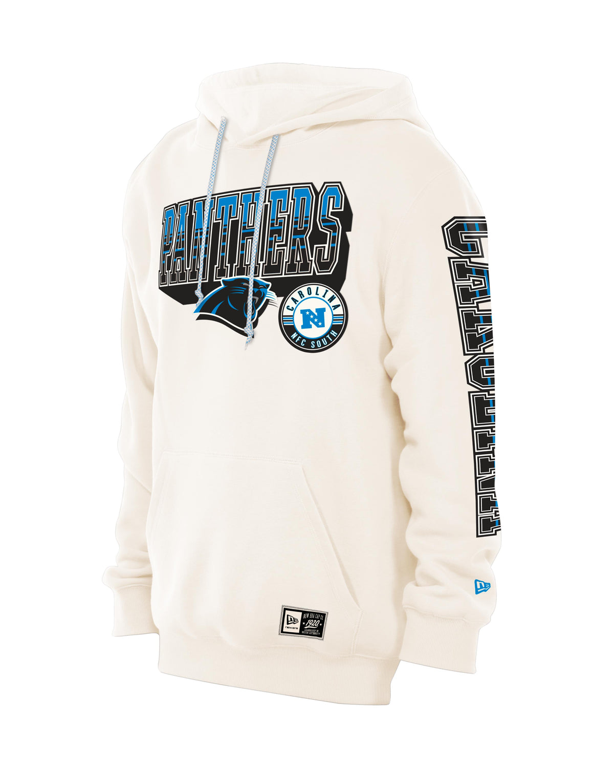 NFL Carolina Panthers New Era Heavy Pullover Hoodie- Cream
