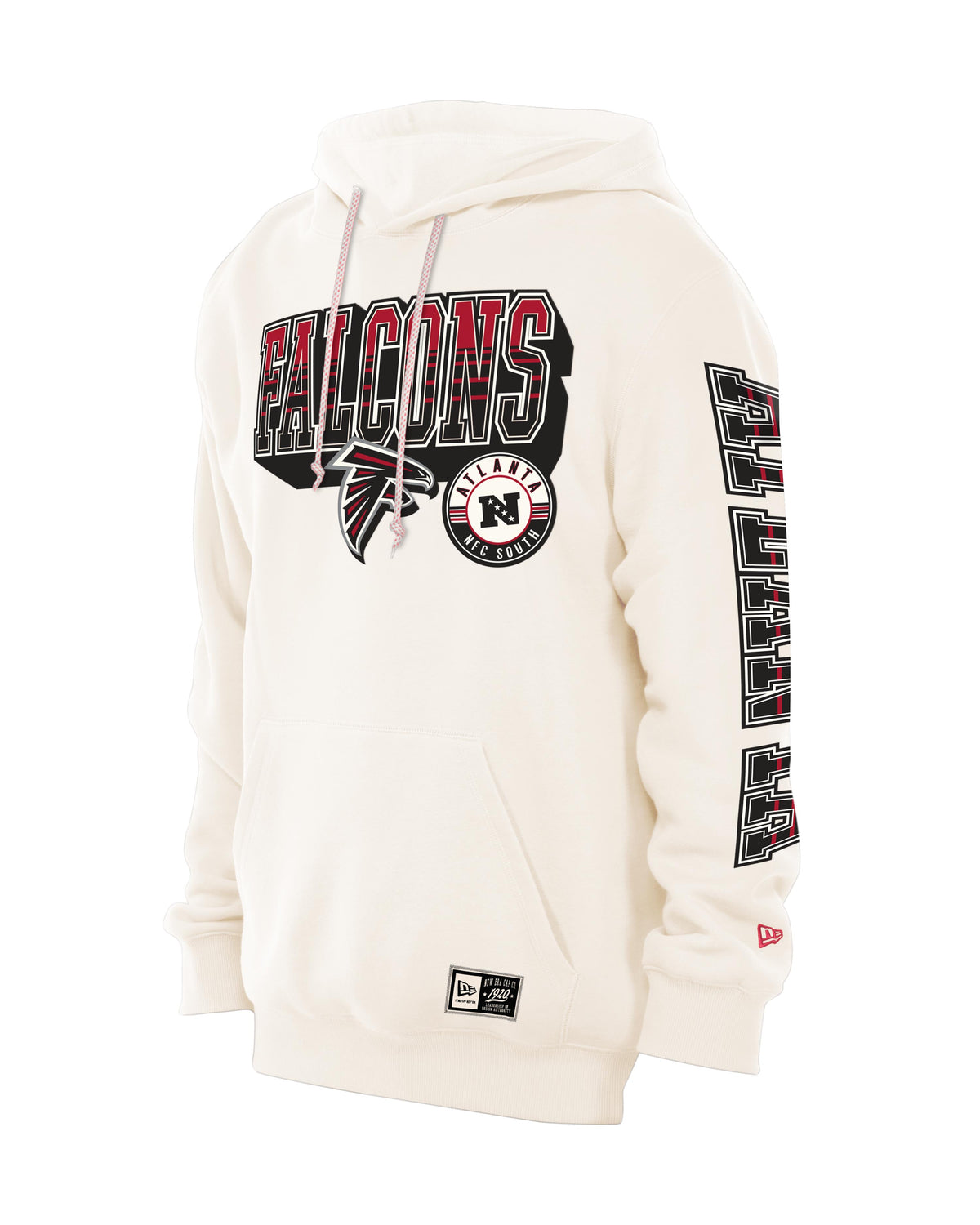 NFL Atlanta Falcons New Era Heavy Pullover Hoodie- Cream