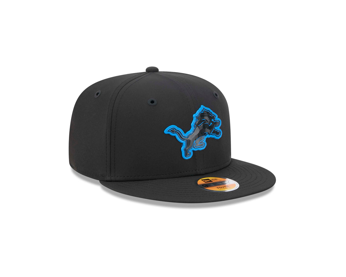 NFL Detroit Lions Youth New Era 2026 Sideline 9FIFTY Hat- Black