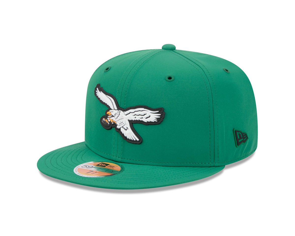 NFL Philadelphia Eagles New Era 2026 Throwback Sideline 59FIFTY Hat- Green
