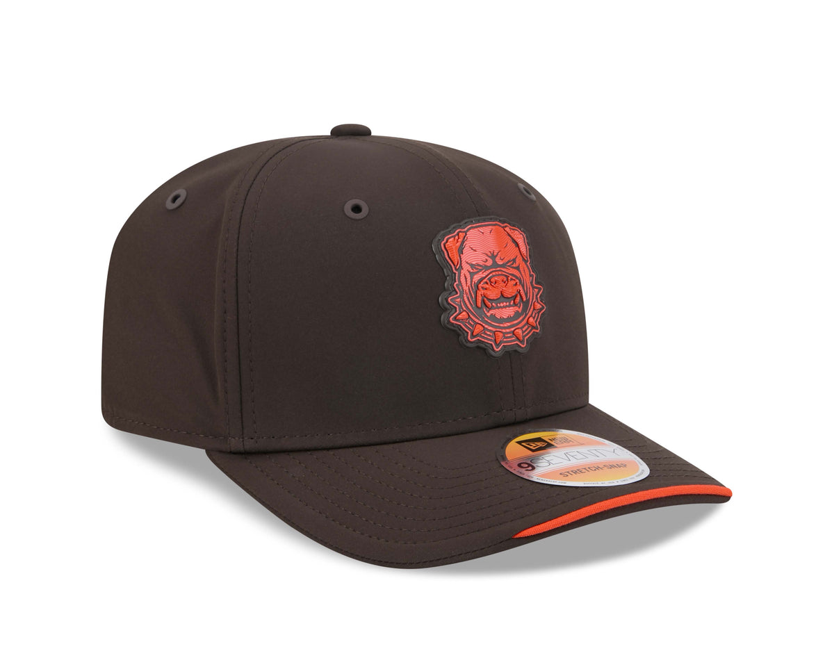 NFL Cleveland Browns New Era 2026 Sideline 9SEVENTY Stretch-Snap Hat- Brown