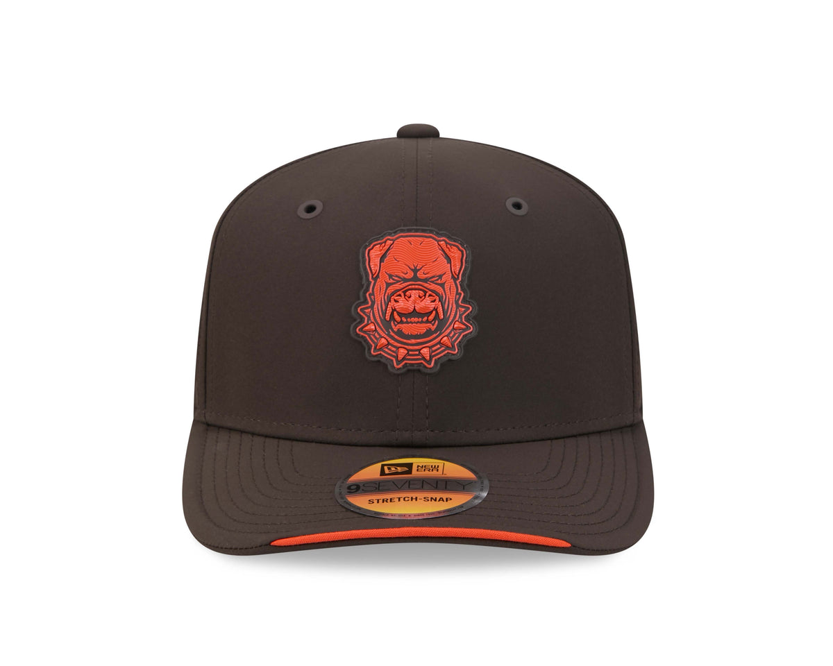 NFL Cleveland Browns New Era 2026 Sideline 9SEVENTY Stretch-Snap Hat- Brown