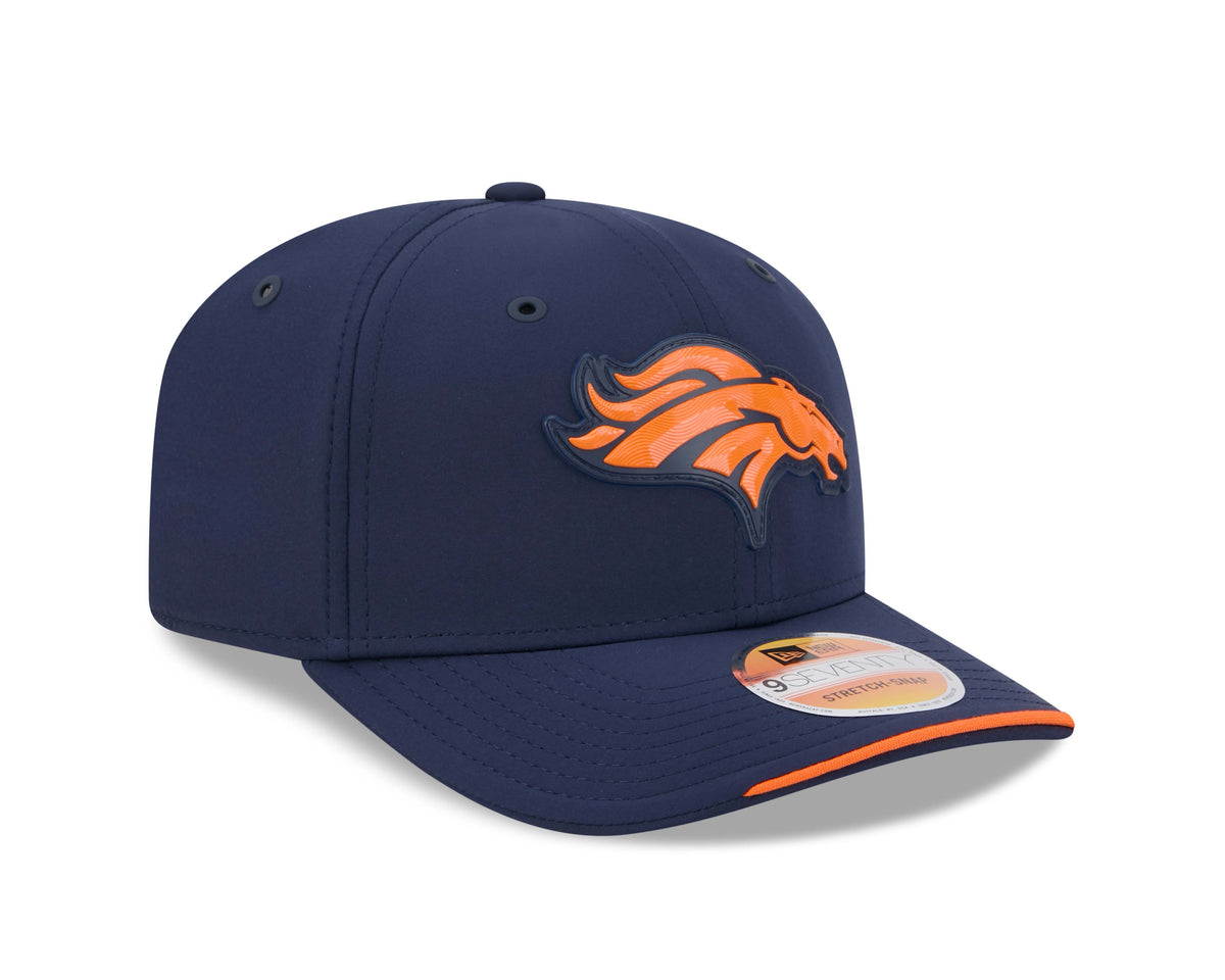 NFL Denver Broncos New Era 2026 Sideline 9SEVENTY Stretch-Snap Hat- Navy