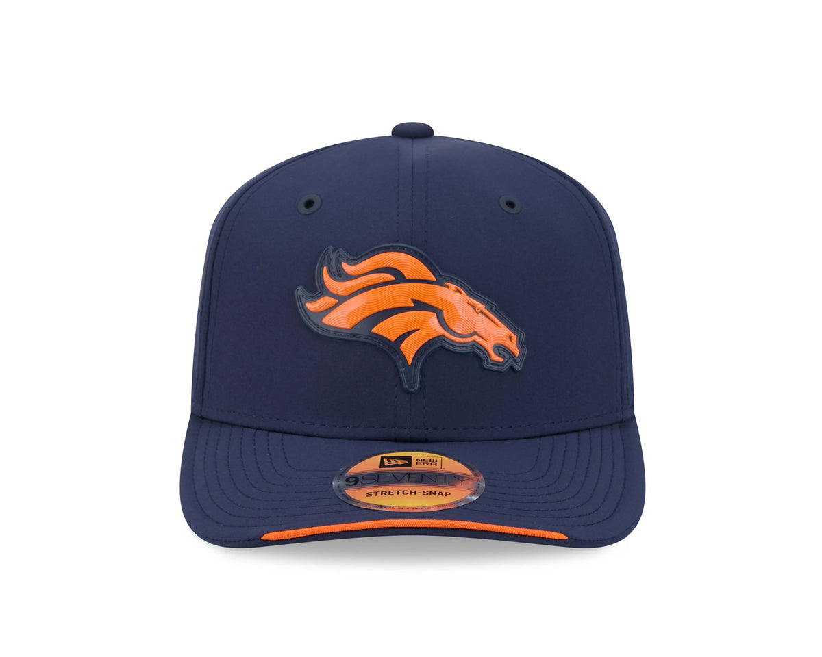 NFL Denver Broncos New Era 2026 Sideline 9SEVENTY Stretch-Snap Hat- Navy