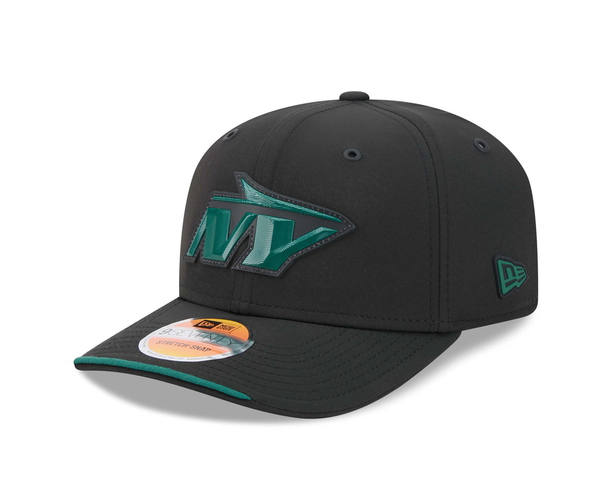 NFL New York Jets New Era 2026 Sideline 9SEVENTY Stretch-Snap Hat- Black