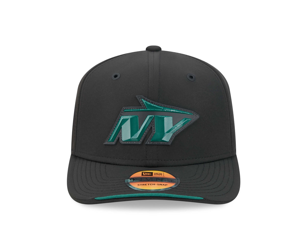 NFL New York Jets New Era 2026 Sideline 9SEVENTY Stretch-Snap Hat- Black