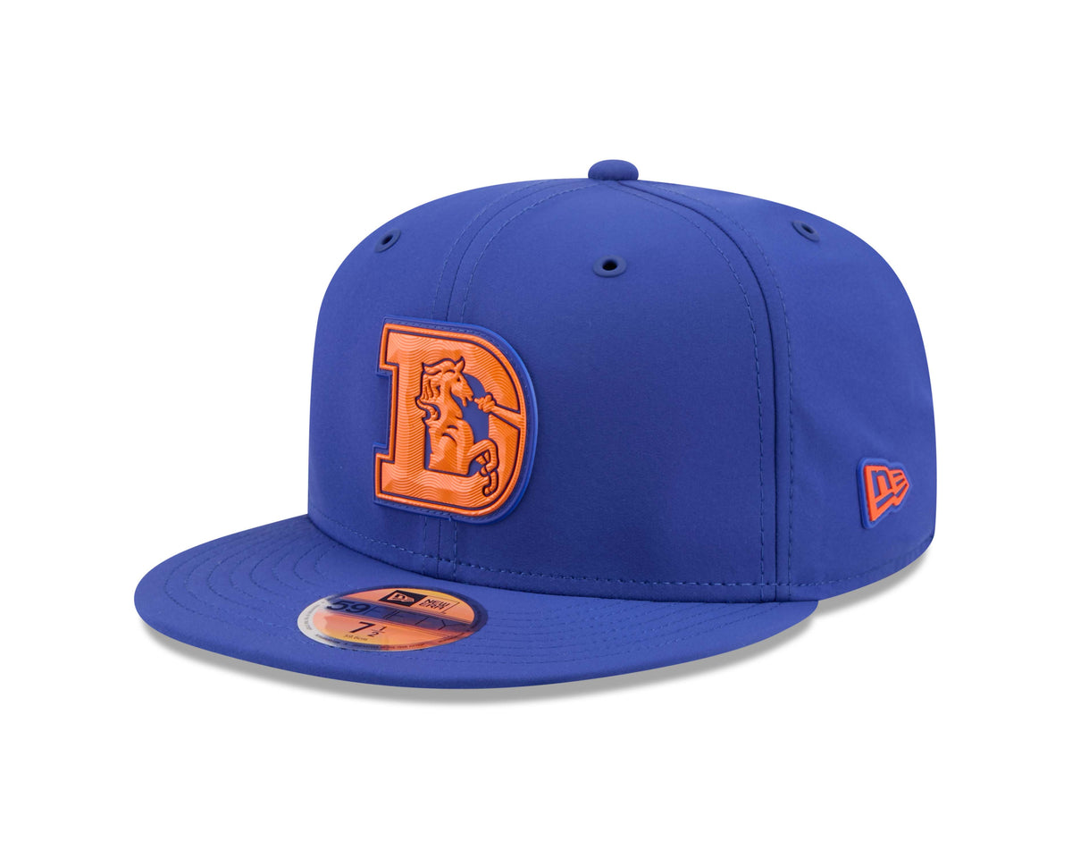 NFL Denver Broncos New Era 2026 Throwback Sideline 59FIFTY Hat- Blue