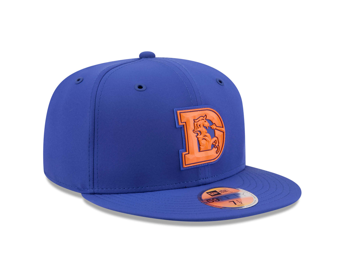 NFL Denver Broncos New Era 2026 Throwback Sideline 59FIFTY Hat- Blue