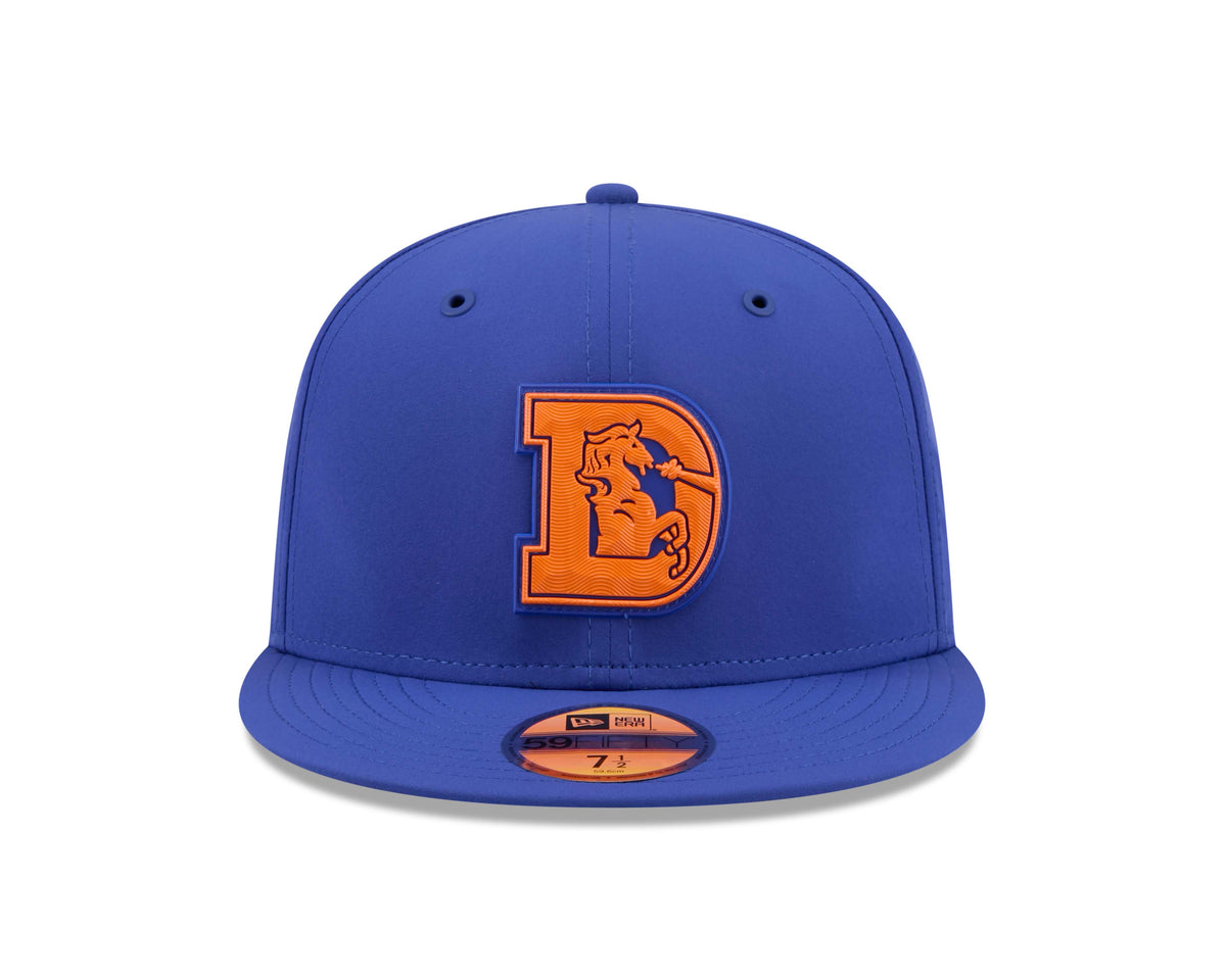 NFL Denver Broncos New Era 2026 Throwback Sideline 59FIFTY Hat- Blue
