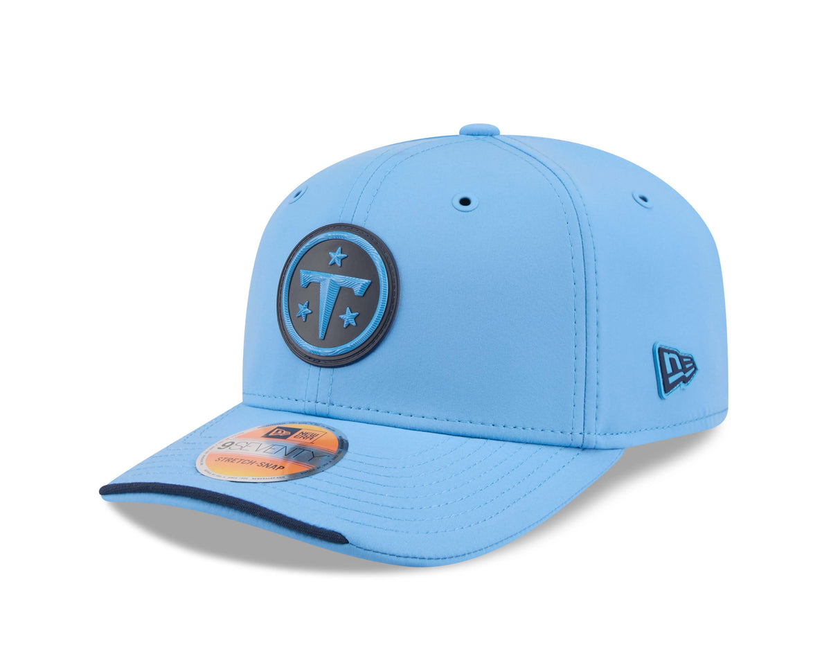 NFL Tennessee Titans New Era 2026 Sideline 9SEVENTY Stretch-Snap Hat- Navy