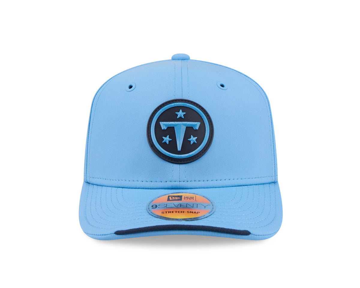 NFL Tennessee Titans New Era 2026 Sideline 9SEVENTY Stretch-Snap Hat- Navy
