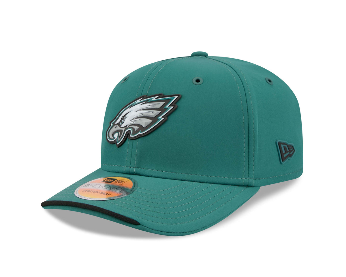 NFL Philadelphia Eagles New Era 2026 Sideline 9SEVENTY Stretch-Snap Hat- Green