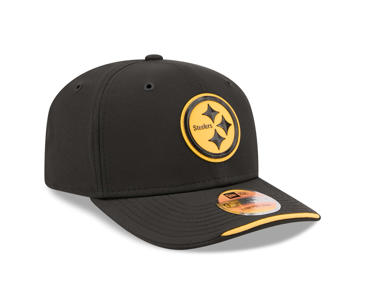NFL Pittsburgh Steelers New Era 2026 Sideline 9SEVENTY Stretch-Snap Hat- Black
