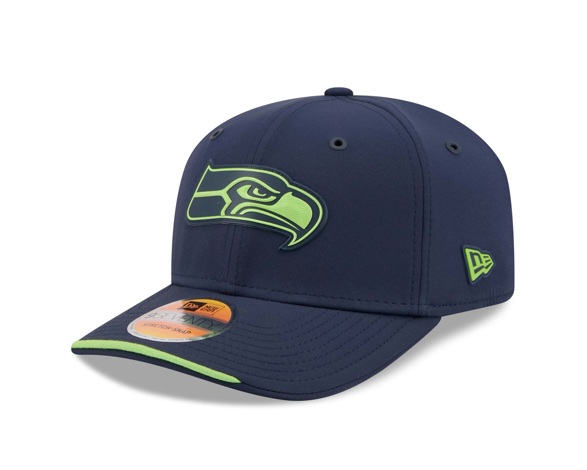 NFL Seattle Seahawks New Era 2026 Sideline 9SEVENTY Stretch-Snap Hat- Navy