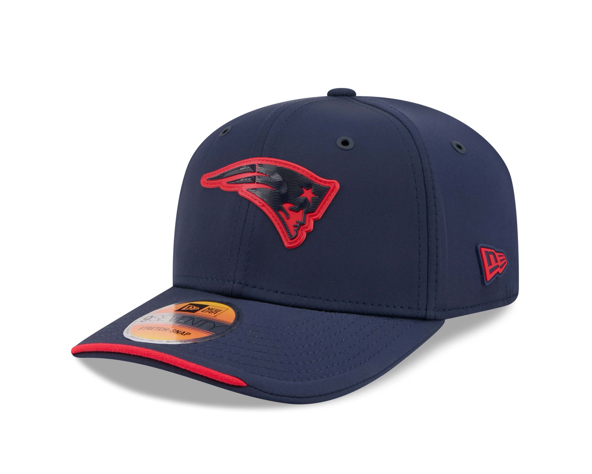 NFL New England Patriots New Era 2026 Sideline 9SEVENTY Stretch-Snap Hat- Navy