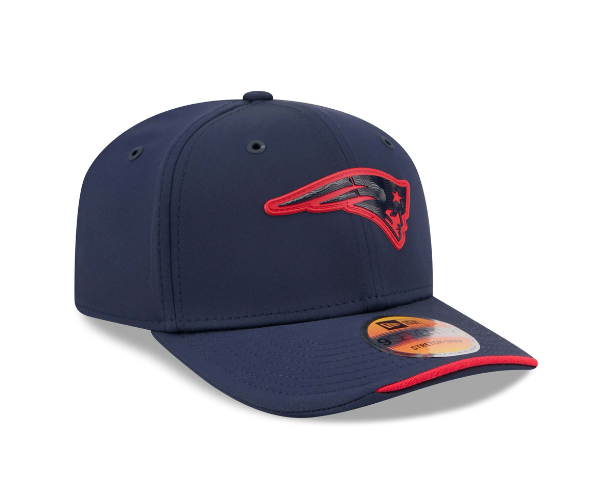 NFL New England Patriots New Era 2026 Sideline 9SEVENTY Stretch-Snap Hat- Navy