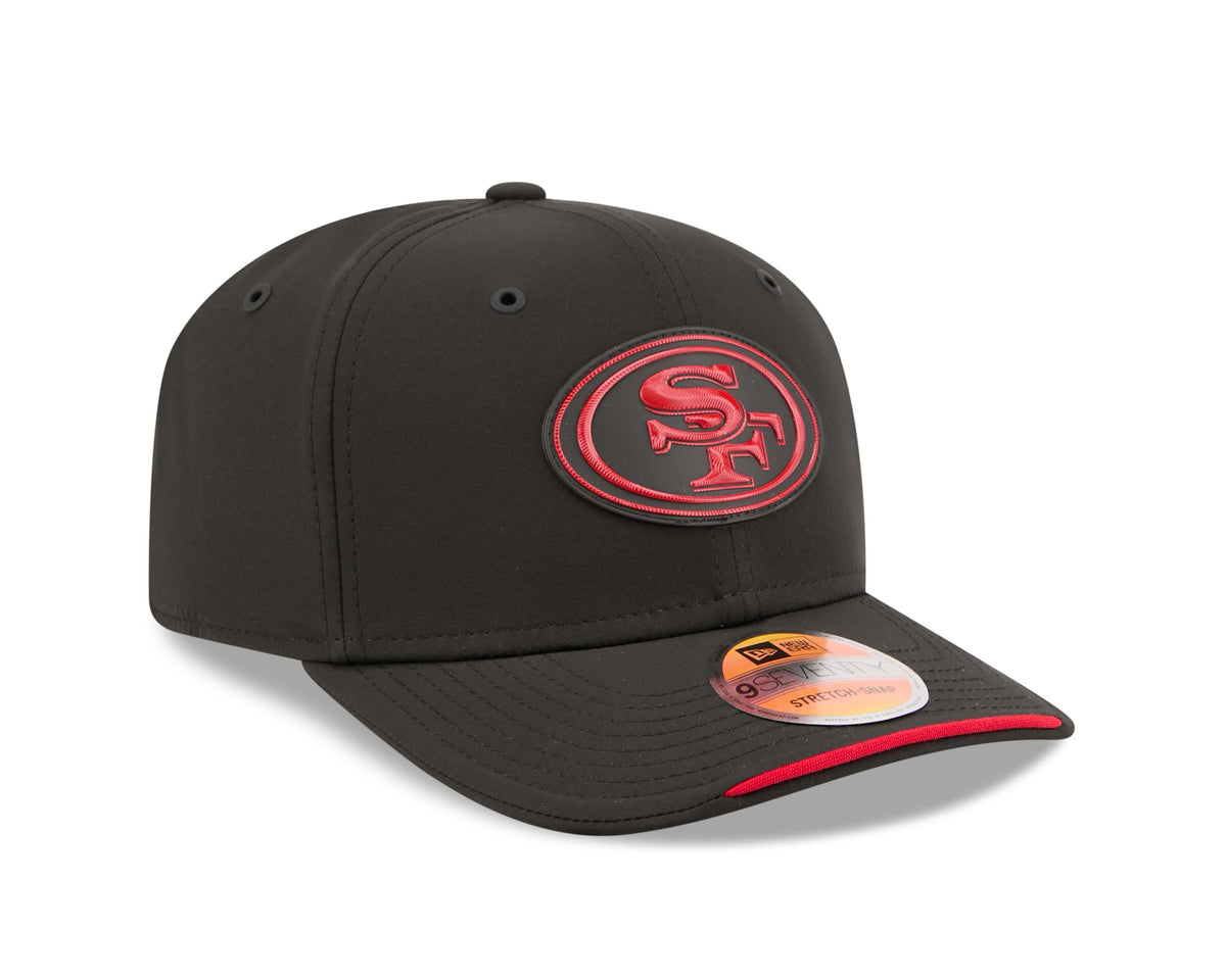 NFL San Francisco 49ers New Era 2026 Sideline 9SEVENTY Stretch-Snap Hat- Black