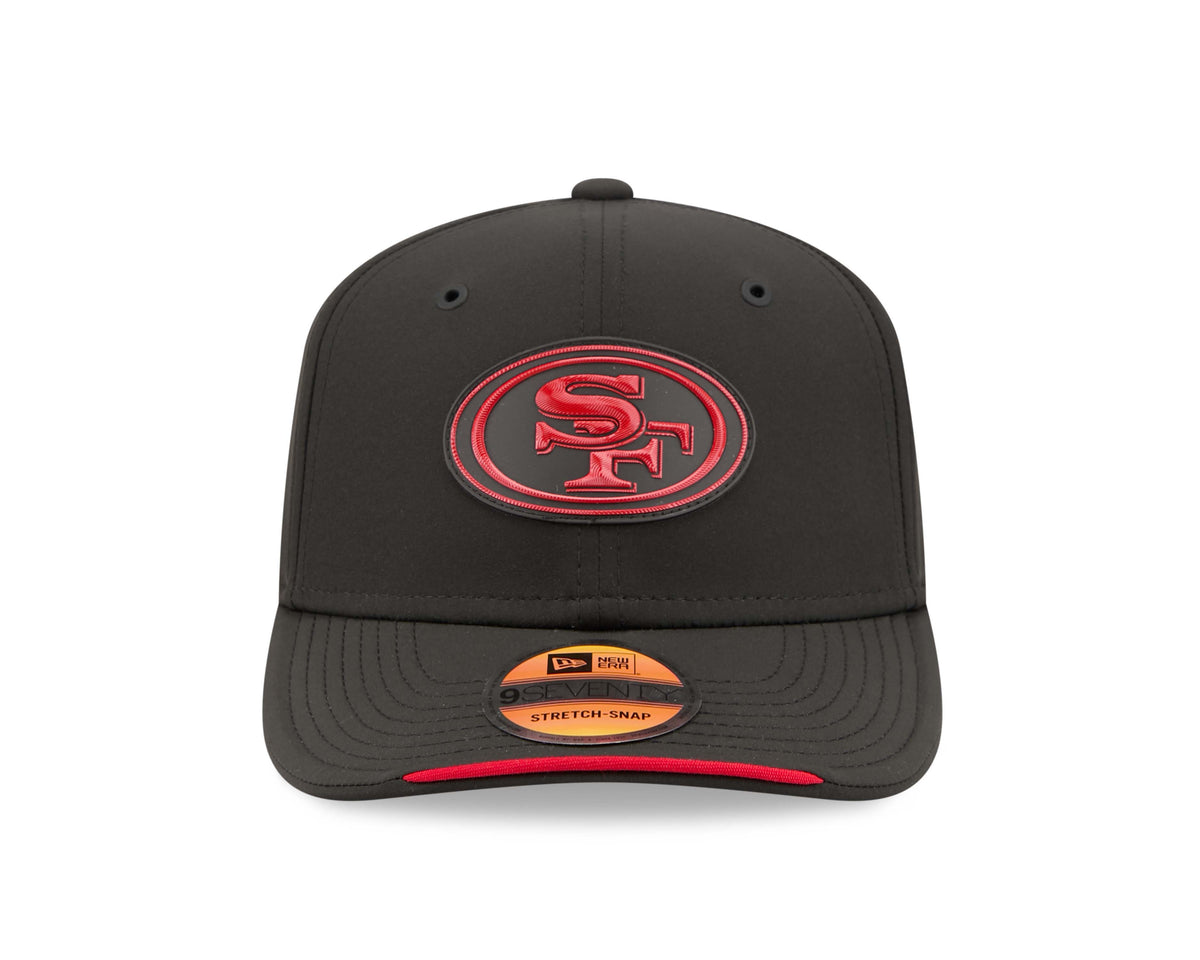 NFL San Francisco 49ers New Era 2026 Sideline 9SEVENTY Stretch-Snap Hat- Black