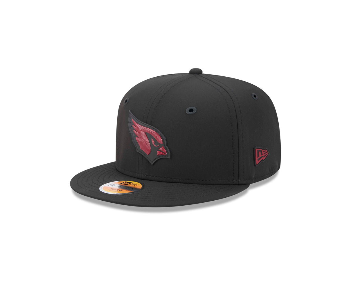 NFL Arizona Cardinals Youth New Era 2026 Sideline 9FIFTY Hat- Black