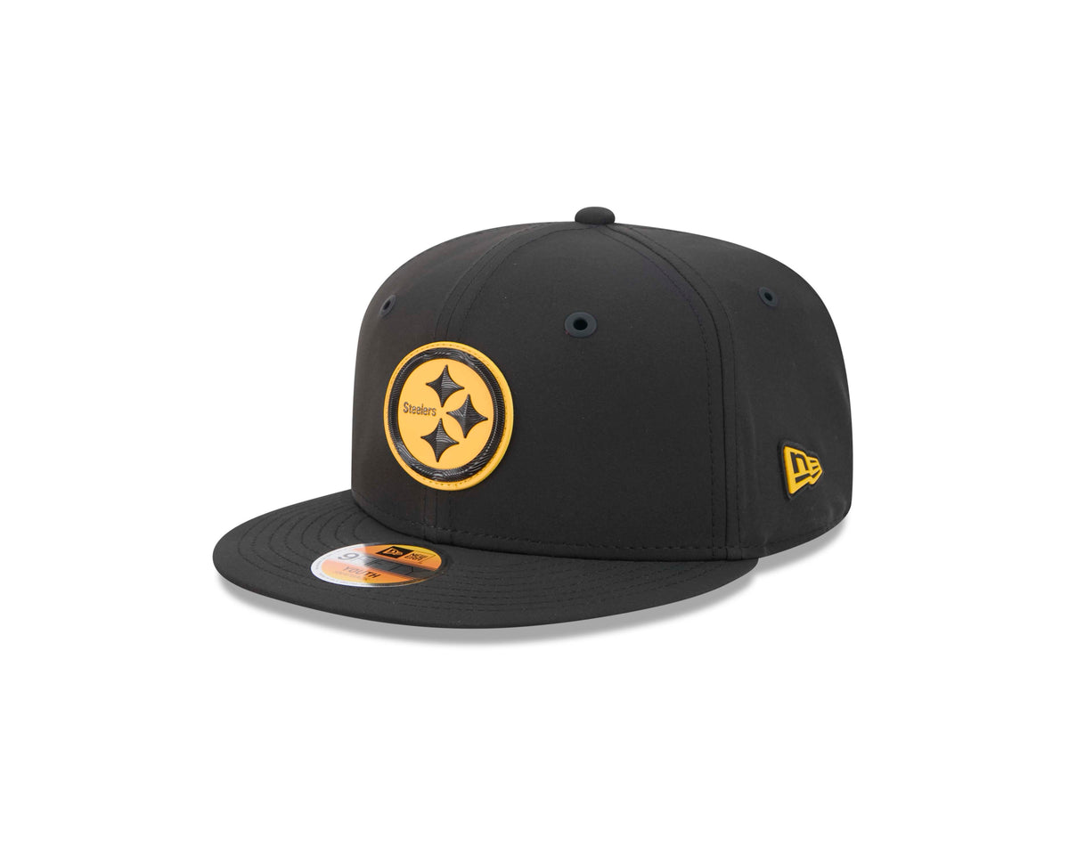 NFL Pittsburgh Steelers Youth New Era 2026 Sideline 9FIFTY Hat- Black