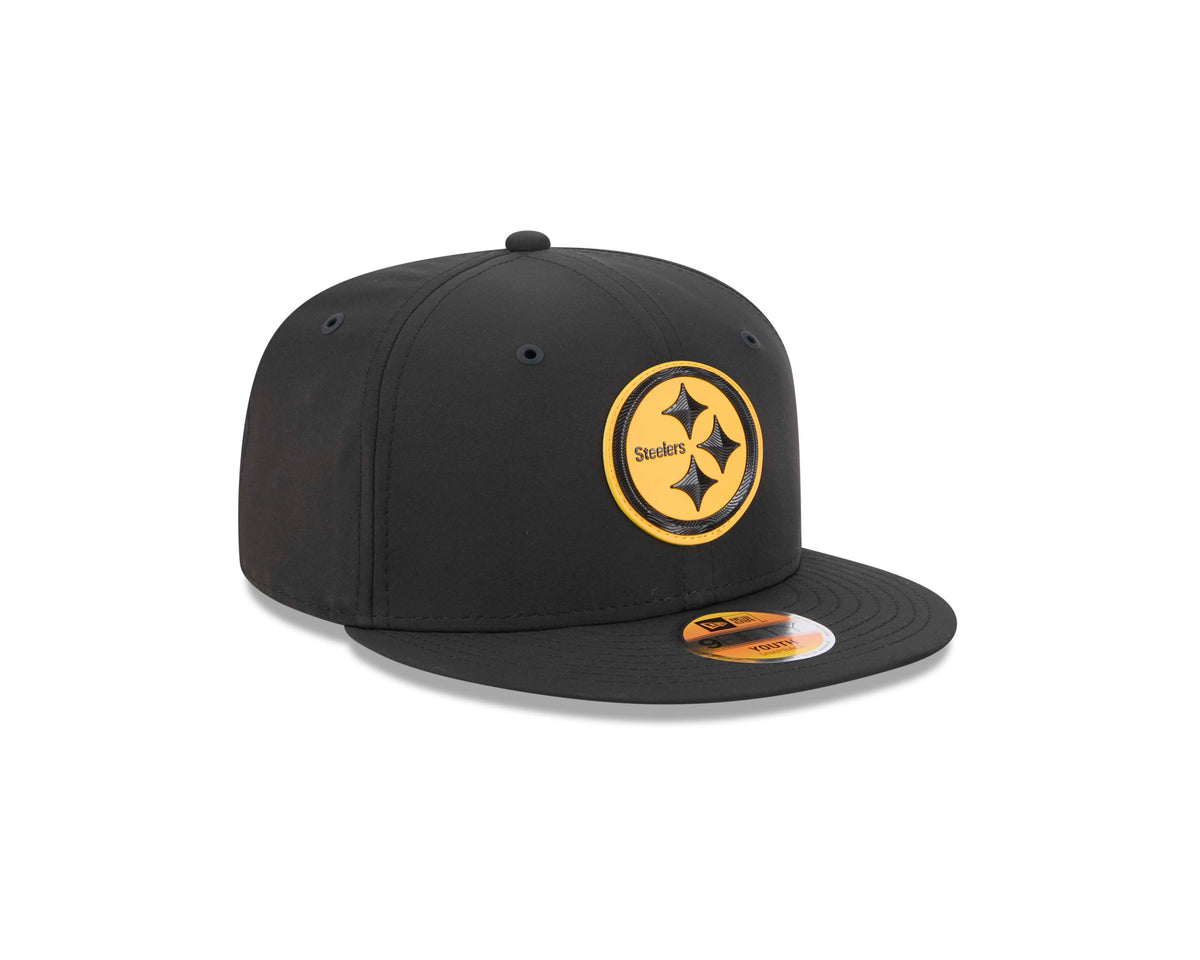 NFL Pittsburgh Steelers Youth New Era 2026 Sideline 9FIFTY Hat- Black