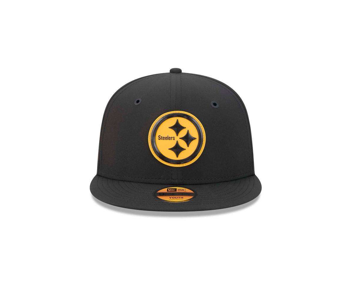 NFL Pittsburgh Steelers Youth New Era 2026 Sideline 9FIFTY Hat- Black
