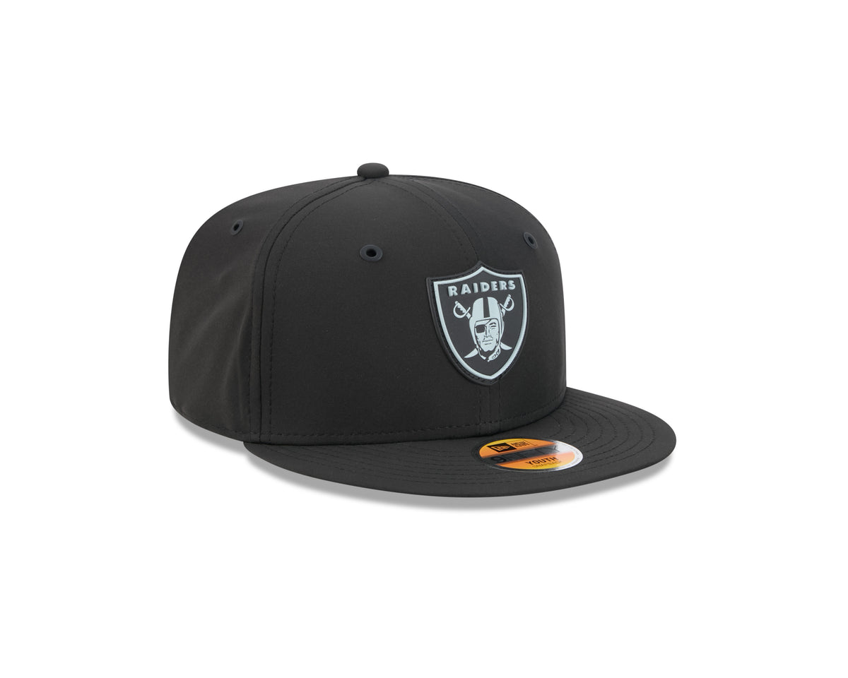 NFL Las Vegas Raiders Youth New Era 2026 Sideline 9FIFTY Hat- Black