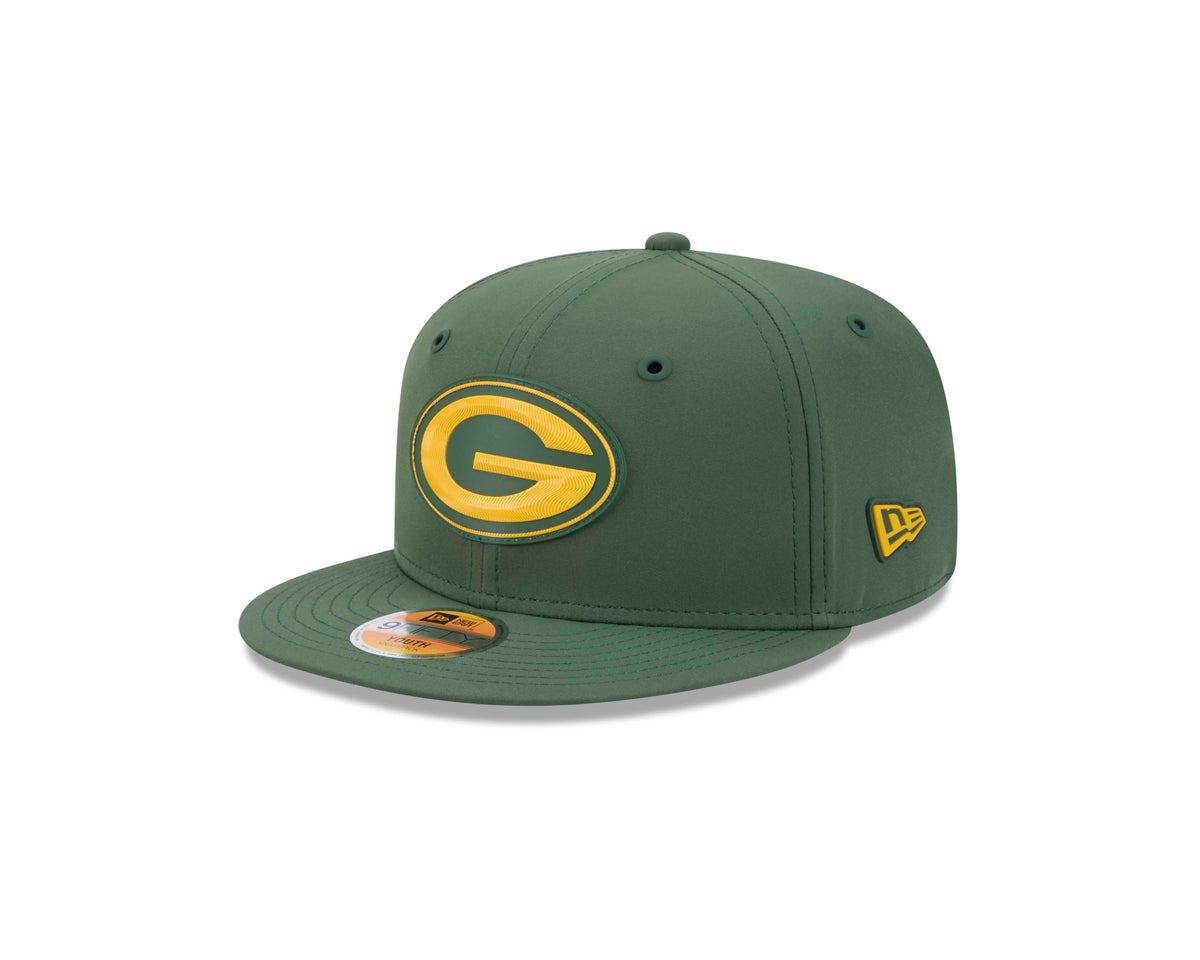 NFL Green Bay Packers Youth New Era 2026 Sideline 9FIFTY Hat- Green