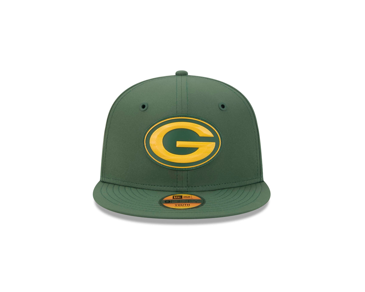 NFL Green Bay Packers Youth New Era 2026 Sideline 9FIFTY Hat- Green