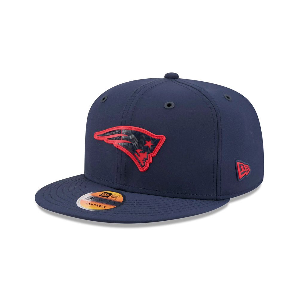 NFL New England Patriots New Era 2026 Sideline 9FIFTY Hat- Navy