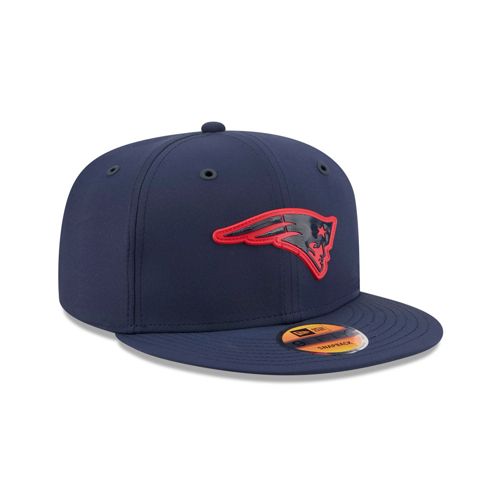 NFL New England Patriots New Era 2026 Sideline 9FIFTY Hat- Navy