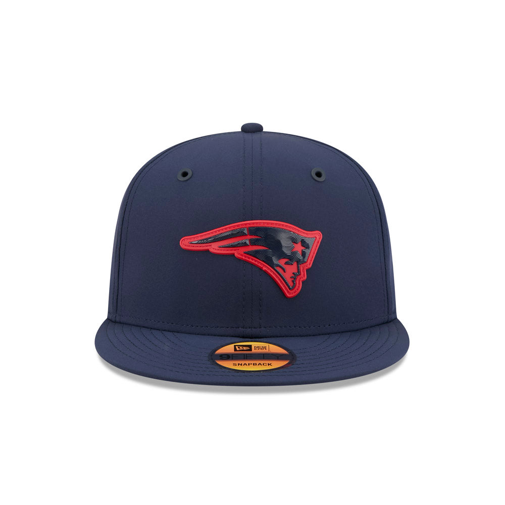 NFL New England Patriots New Era 2026 Sideline 9FIFTY Hat- Navy