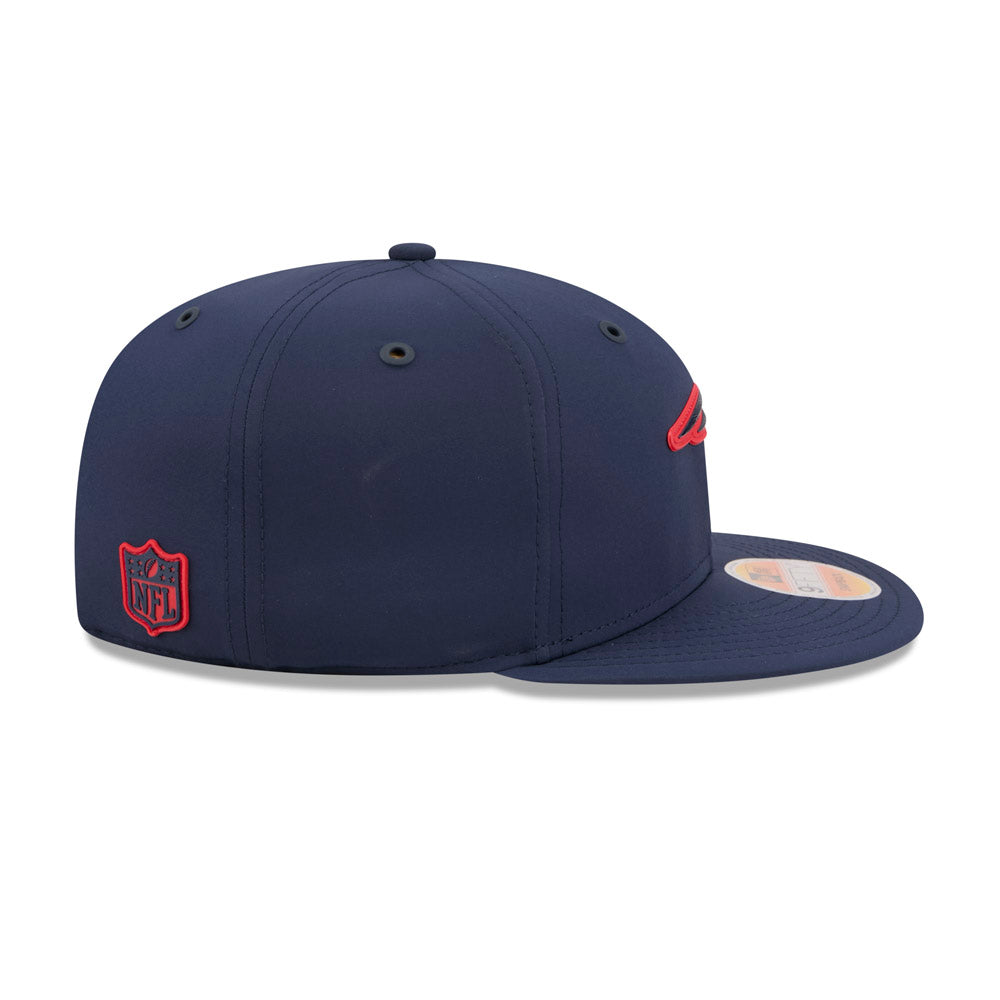 NFL New England Patriots New Era 2026 Sideline 9FIFTY Hat- Navy