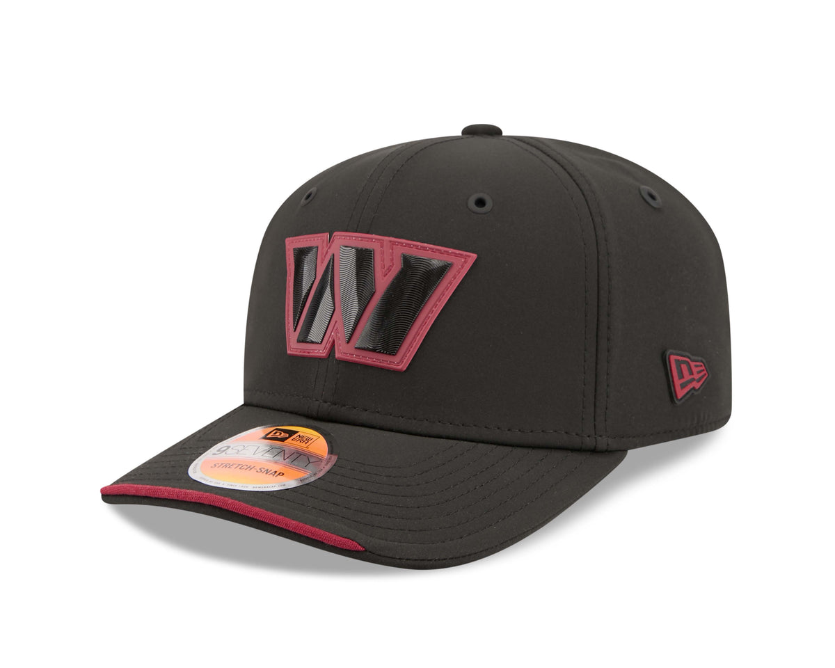 NFL Washington Commanders New Era 2026 Sideline 9SEVENTY Stretch-Snap Hat- Black