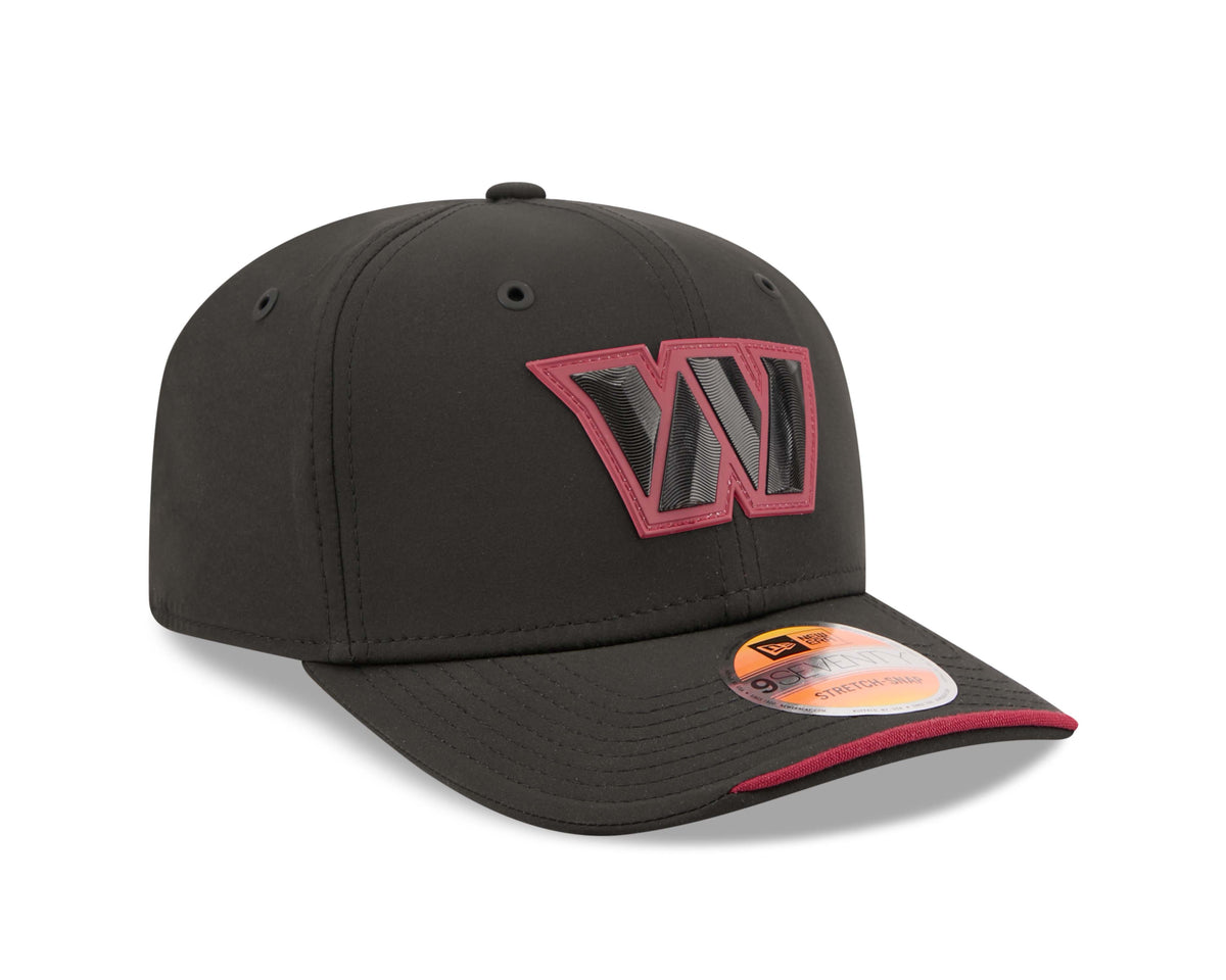 NFL Washington Commanders New Era 2026 Sideline 9SEVENTY Stretch-Snap Hat- Black