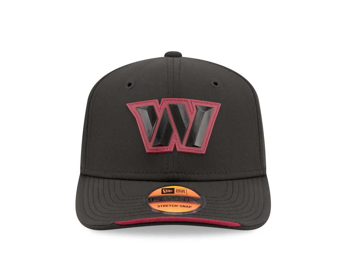 NFL Washington Commanders New Era 2026 Sideline 9SEVENTY Stretch-Snap Hat- Black