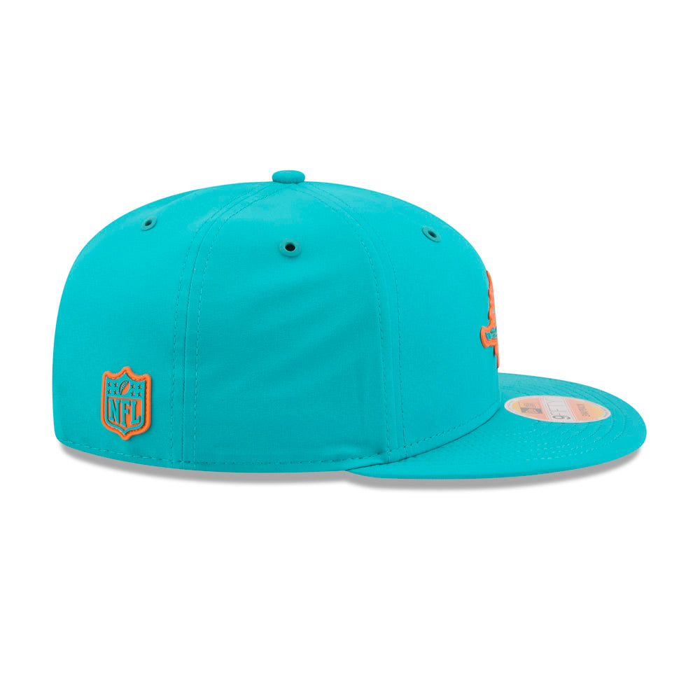 NFL Miami Dolphins New Era 2026 Sideline 9FIFTY Hat- Aquamarine