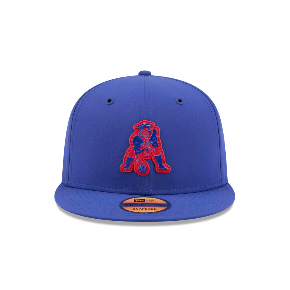 NFL New England Patriots New Era Throwback 2026 Sideline 9FIFTY Hat- Blue