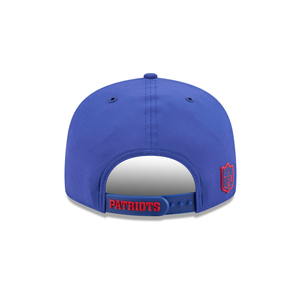 NFL New England Patriots New Era Throwback 2026 Sideline 9FIFTY Hat- Blue