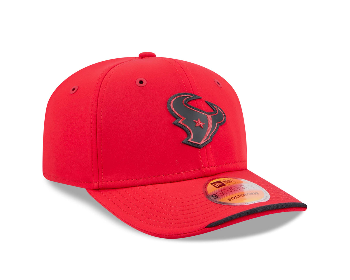 NFL Houston Texans New Era 2026 Sideline 9SEVENTY Stretch-Snap Hat- Red