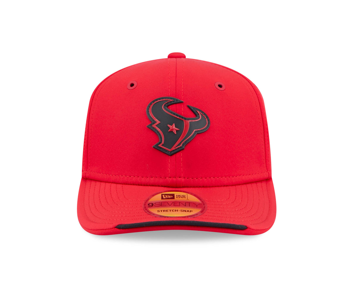 NFL Houston Texans New Era 2026 Sideline 9SEVENTY Stretch-Snap Hat- Red