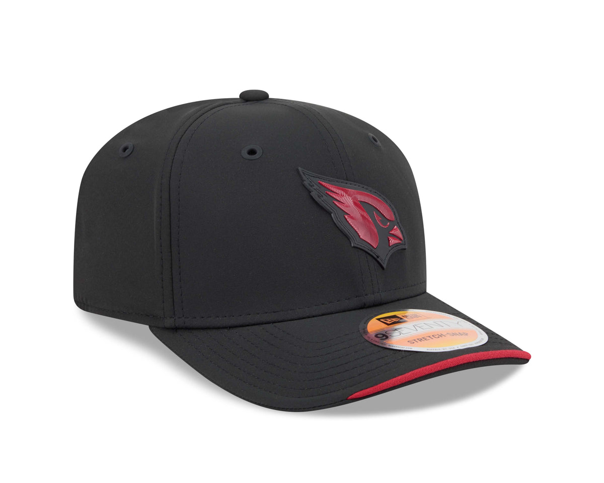 NFL Arizona Cardinals New Era 2026 Sideline 9SEVENTY Stretch-Snap Hat- Black