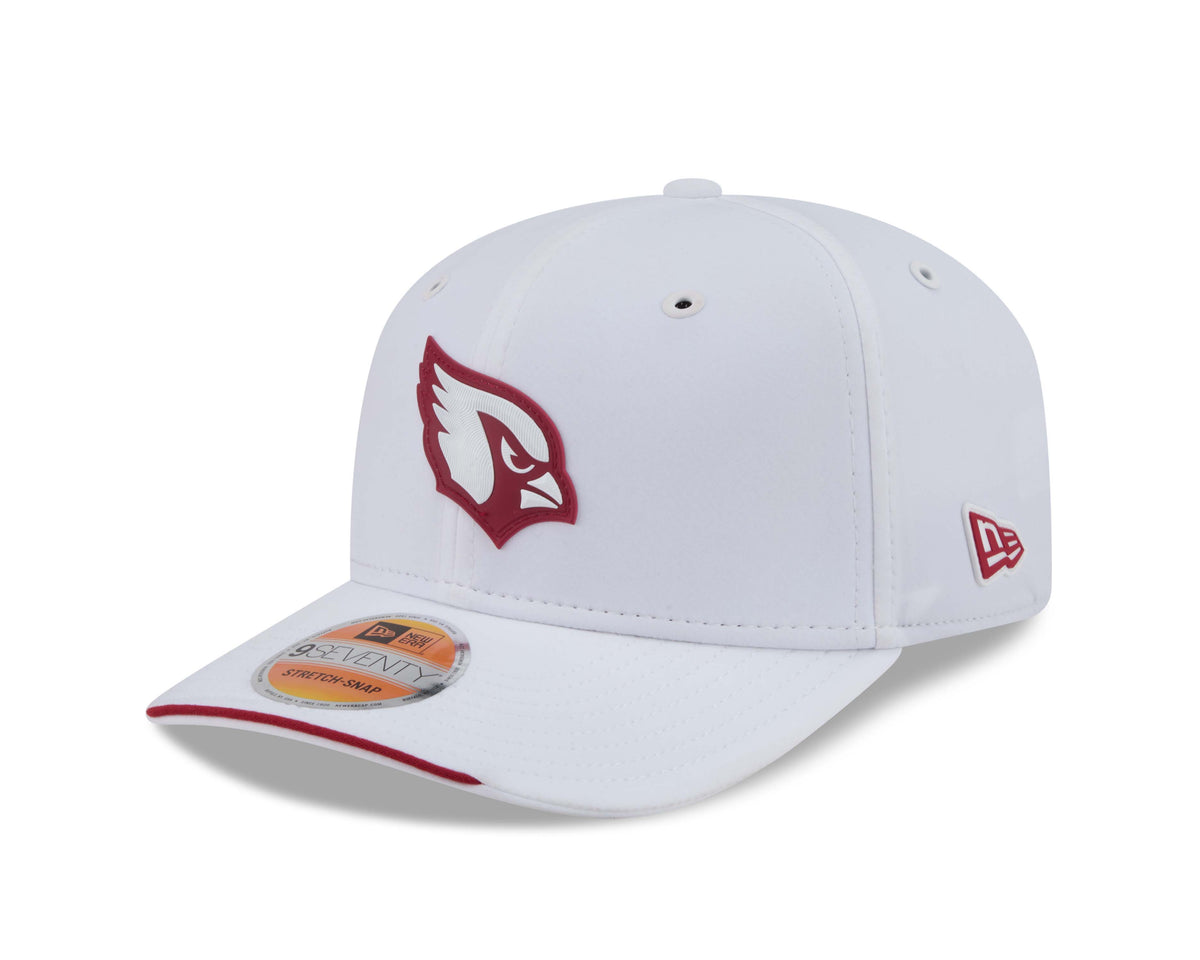 NFL Arizona Cardinals New Era 2026 Sideline 9SEVENTY Stretch-Snap Hat- White