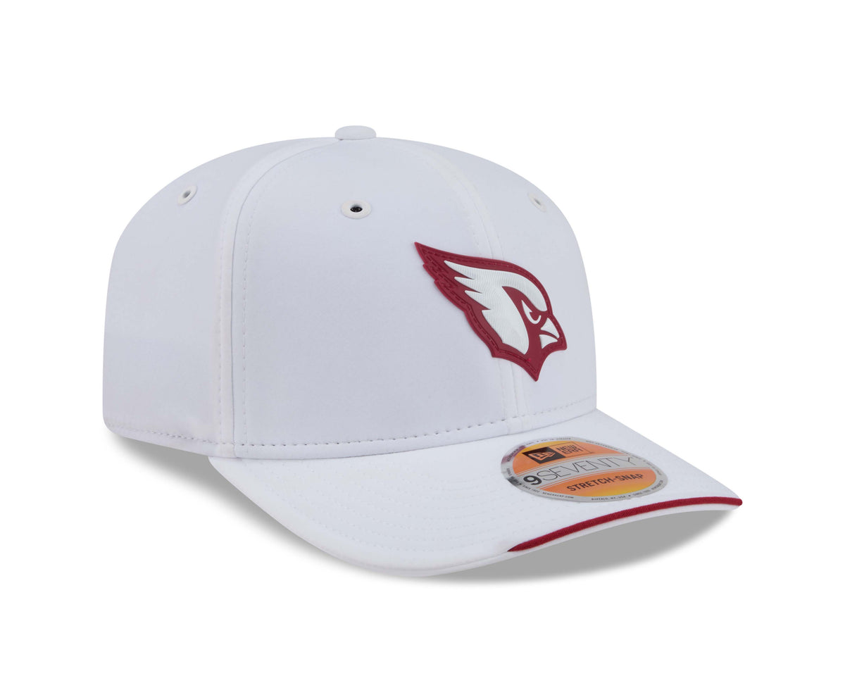 NFL Arizona Cardinals New Era 2026 Sideline 9SEVENTY Stretch-Snap Hat- White