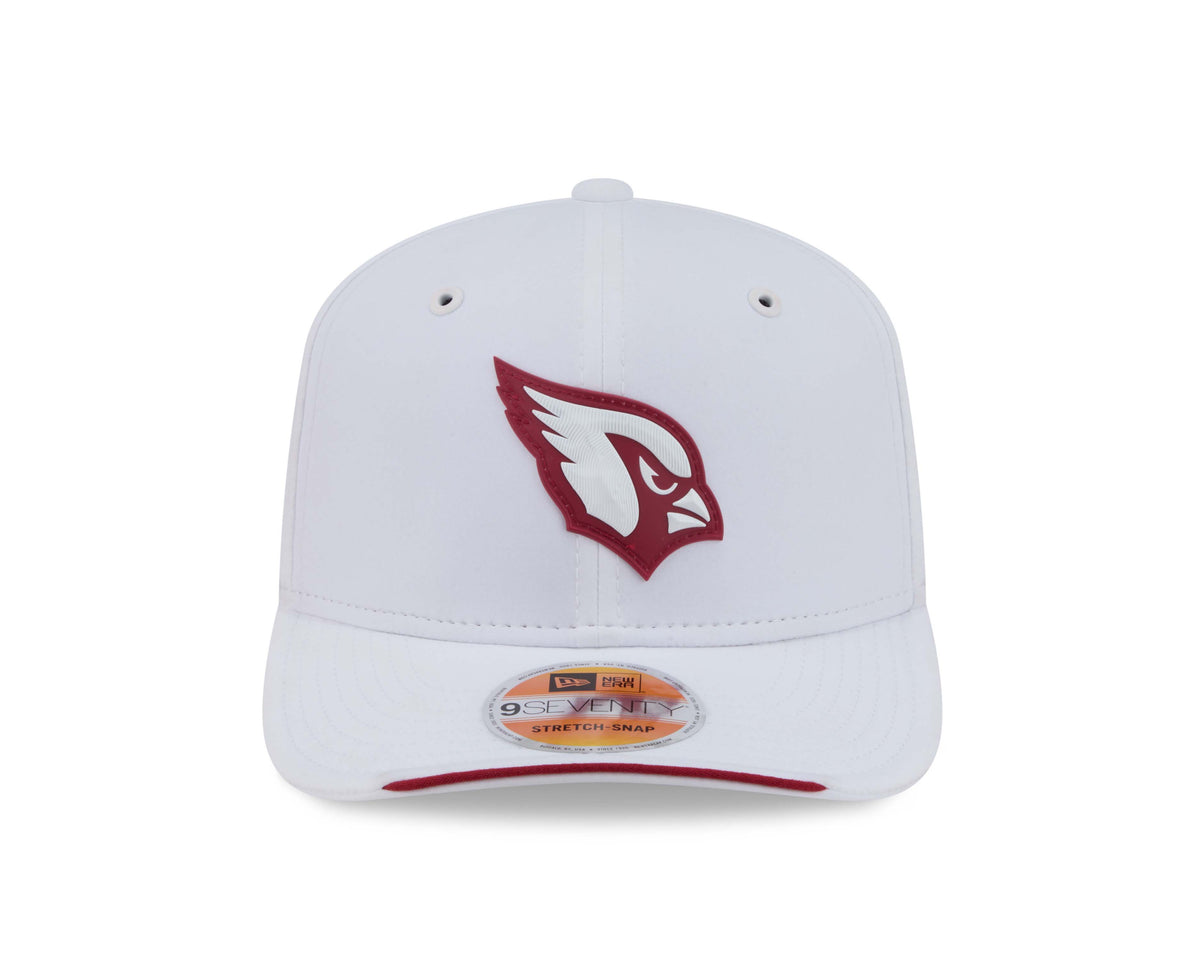 NFL Arizona Cardinals New Era 2026 Sideline 9SEVENTY Stretch-Snap Hat- White
