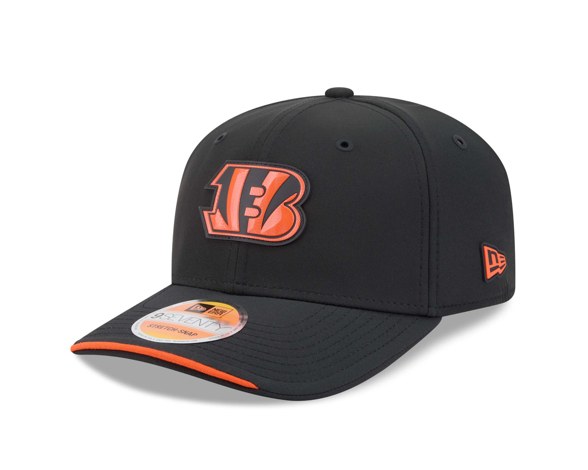 NFL Cincinnati Bengals New Era 2026 Sideline 9SEVENTY Stretch-Snap Hat- Black