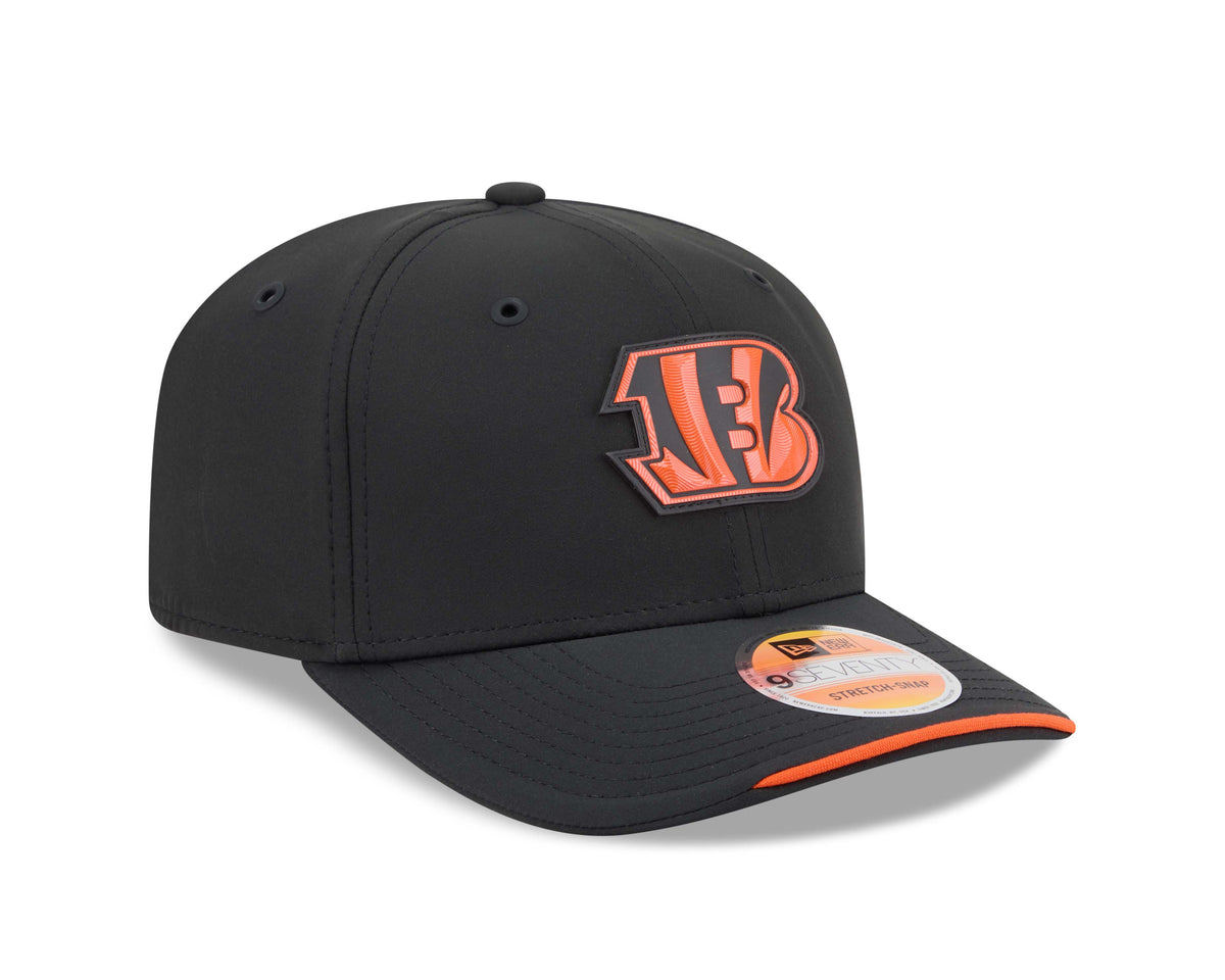 NFL Cincinnati Bengals New Era 2026 Sideline 9SEVENTY Stretch-Snap Hat- Black